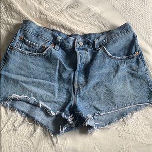 High Rise Levi 501 Shorts